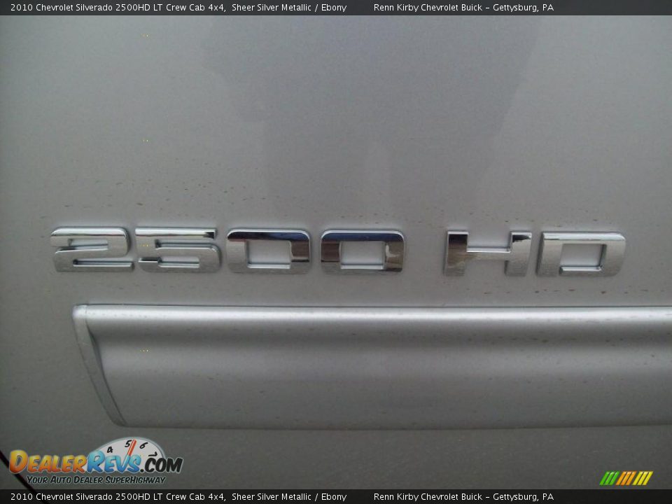 2010 Chevrolet Silverado 2500HD LT Crew Cab 4x4 Sheer Silver Metallic / Ebony Photo #26