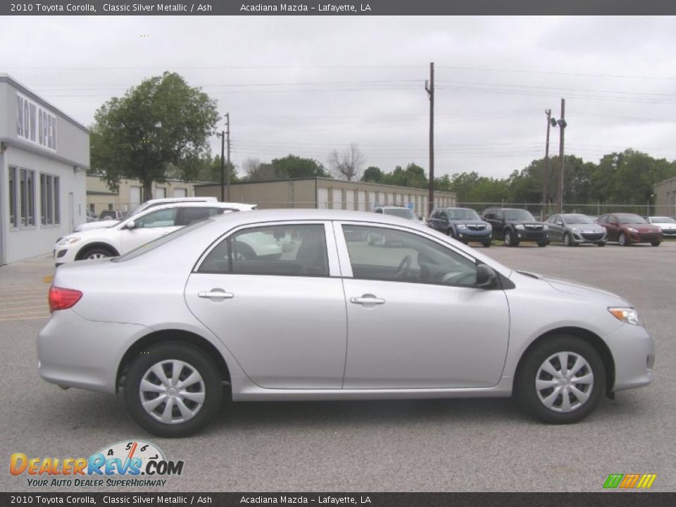 2010 Toyota Corolla Classic Silver Metallic / Ash Photo #2