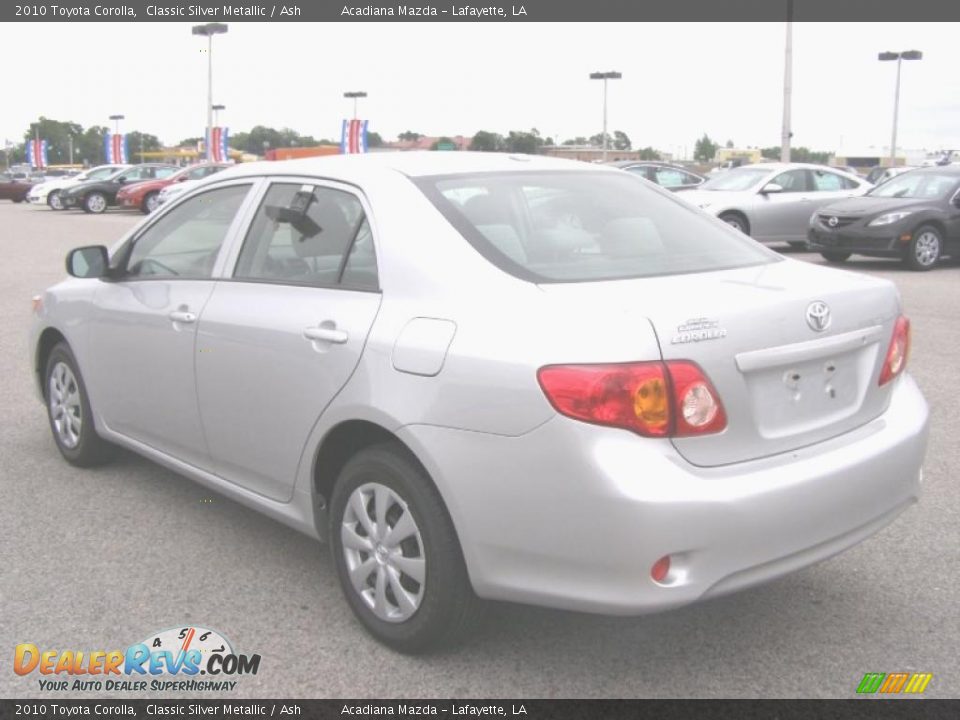2010 Toyota Corolla Classic Silver Metallic / Ash Photo #5