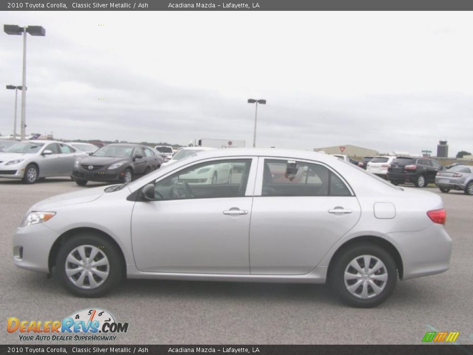 2010 Toyota Corolla Classic Silver Metallic / Ash Photo #6