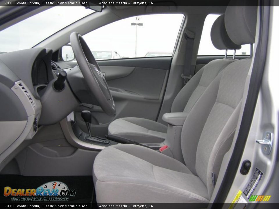 2010 Toyota Corolla Classic Silver Metallic / Ash Photo #9