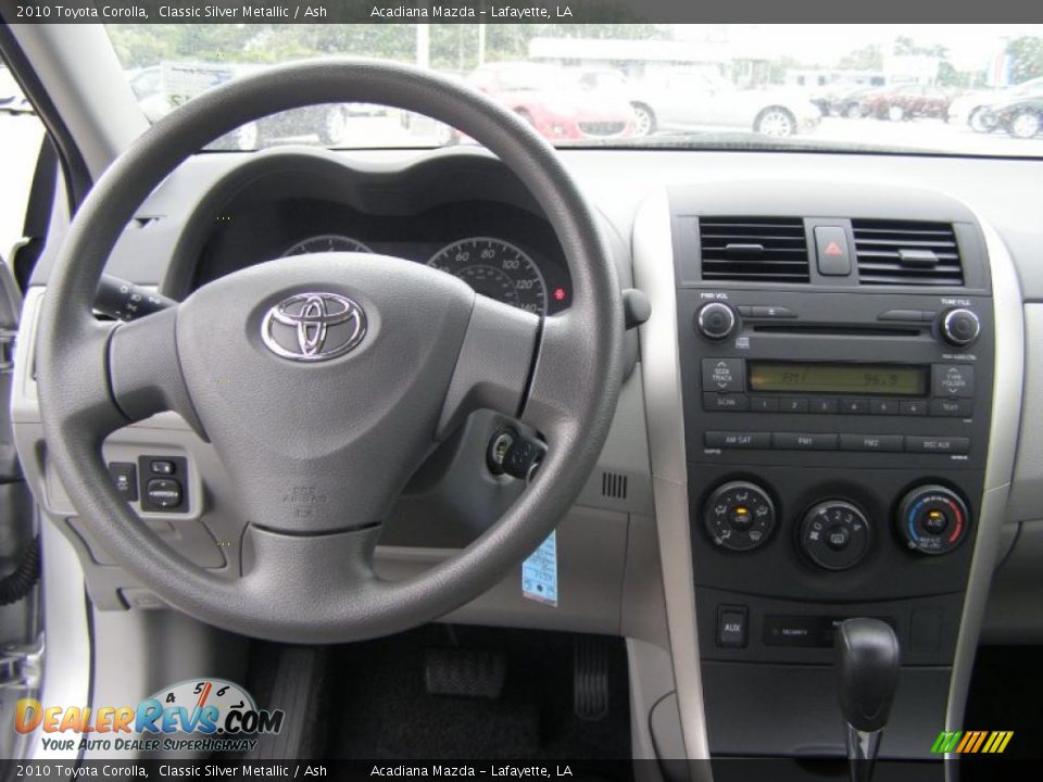 2010 Toyota Corolla Classic Silver Metallic / Ash Photo #11