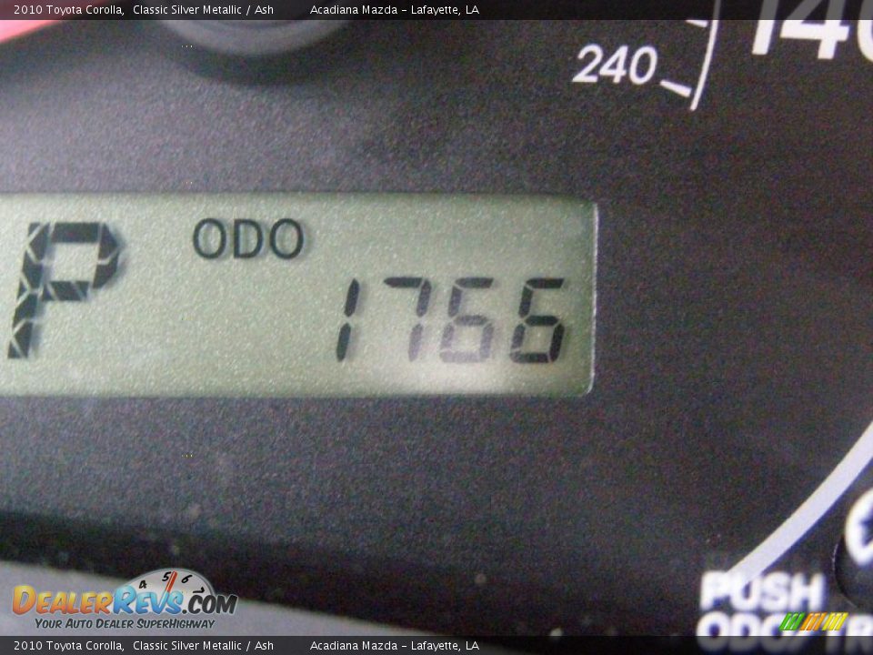 2010 Toyota Corolla Classic Silver Metallic / Ash Photo #14
