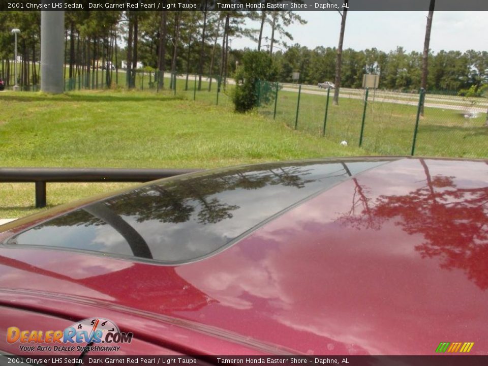 2001 Chrysler LHS Sedan Dark Garnet Red Pearl / Light Taupe Photo #16