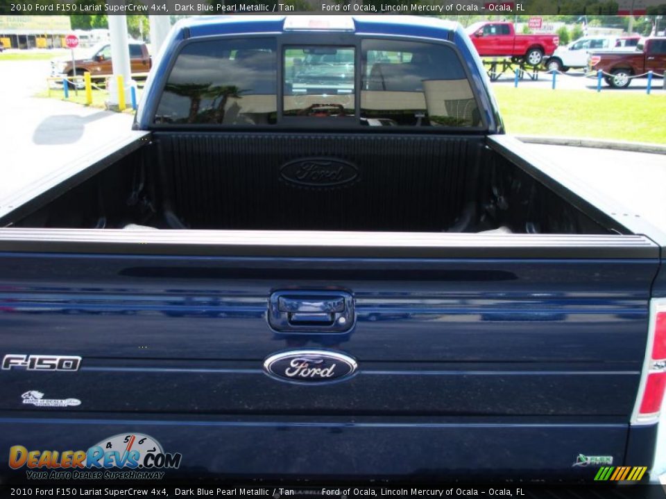 2010 Ford F150 Lariat SuperCrew 4x4 Dark Blue Pearl Metallic / Tan Photo #10