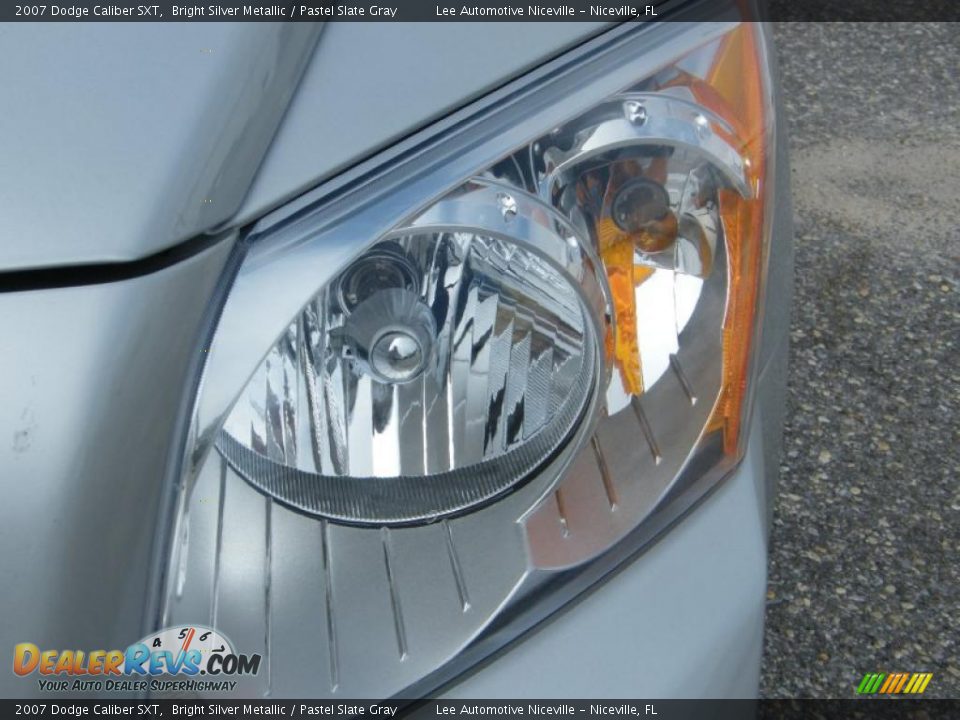 2007 Dodge Caliber SXT Bright Silver Metallic / Pastel Slate Gray Photo #9