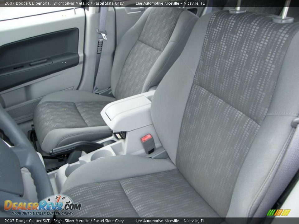2007 Dodge Caliber SXT Bright Silver Metallic / Pastel Slate Gray Photo #14