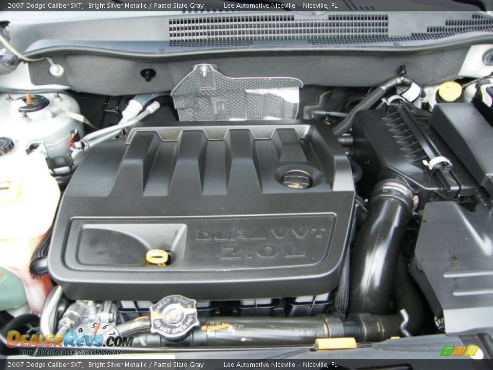 2007 Dodge Caliber SXT Bright Silver Metallic / Pastel Slate Gray Photo #28