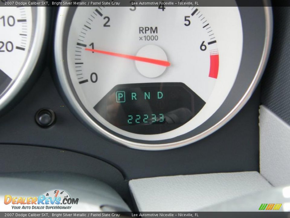 2007 Dodge Caliber SXT Bright Silver Metallic / Pastel Slate Gray Photo #29