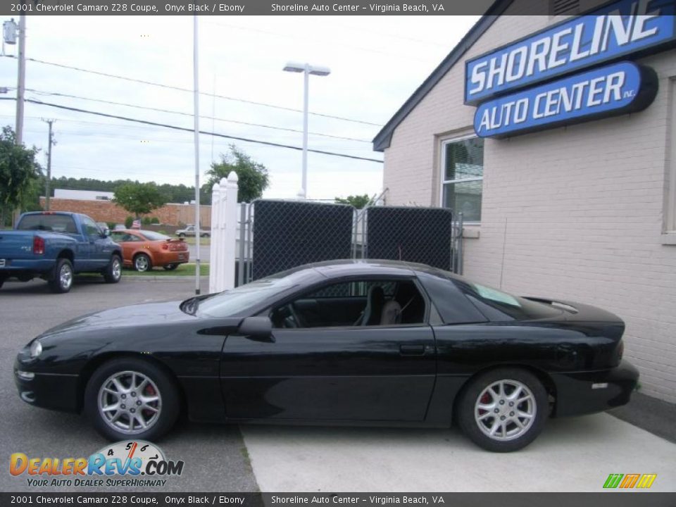 2001 Chevrolet Camaro Z28 Coupe Onyx Black / Ebony Photo #2