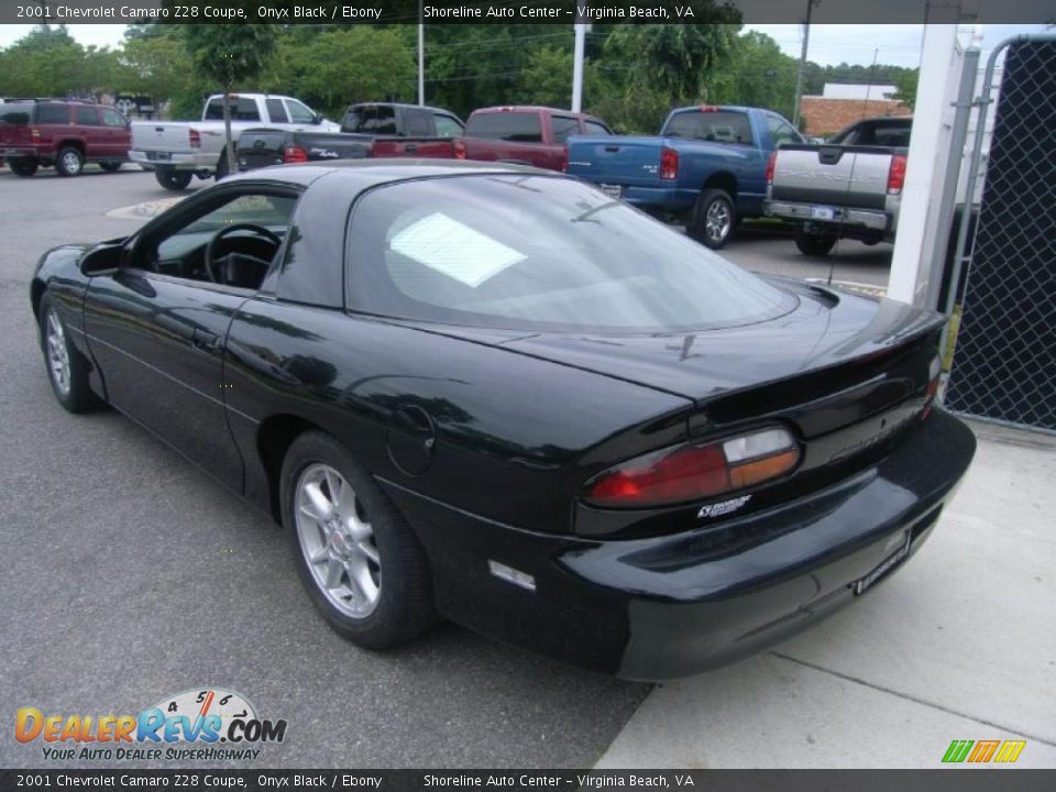 2001 Chevrolet Camaro Z28 Coupe Onyx Black / Ebony Photo #3