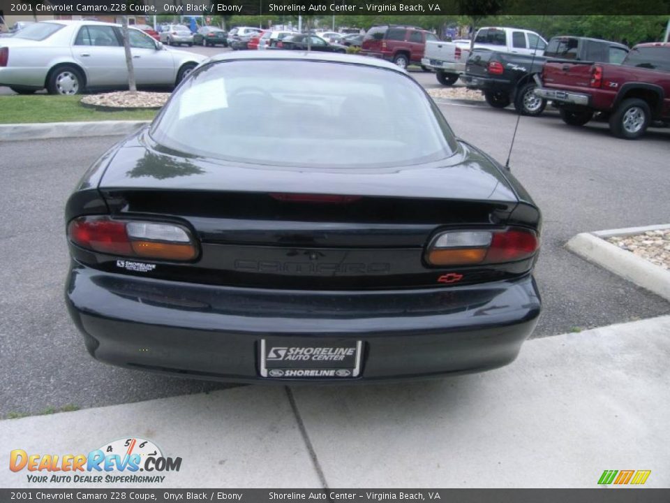 2001 Chevrolet Camaro Z28 Coupe Onyx Black / Ebony Photo #4