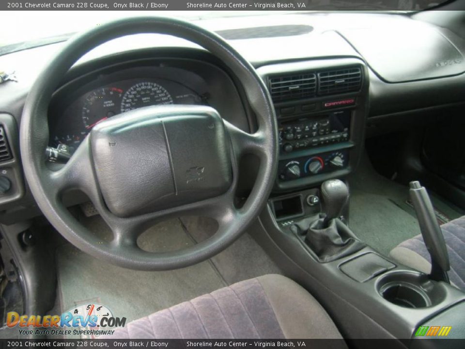 2001 Chevrolet Camaro Z28 Coupe Onyx Black / Ebony Photo #14
