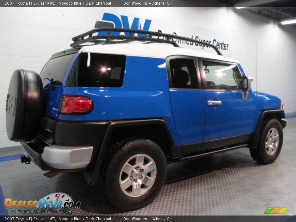 2007 toyota fj cruiser voodoo blue #5