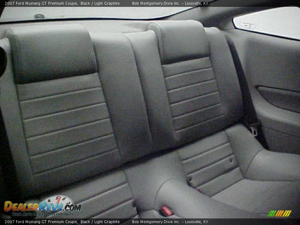 2007 Ford Mustang GT Premium Coupe Black / Light Graphite Photo #9