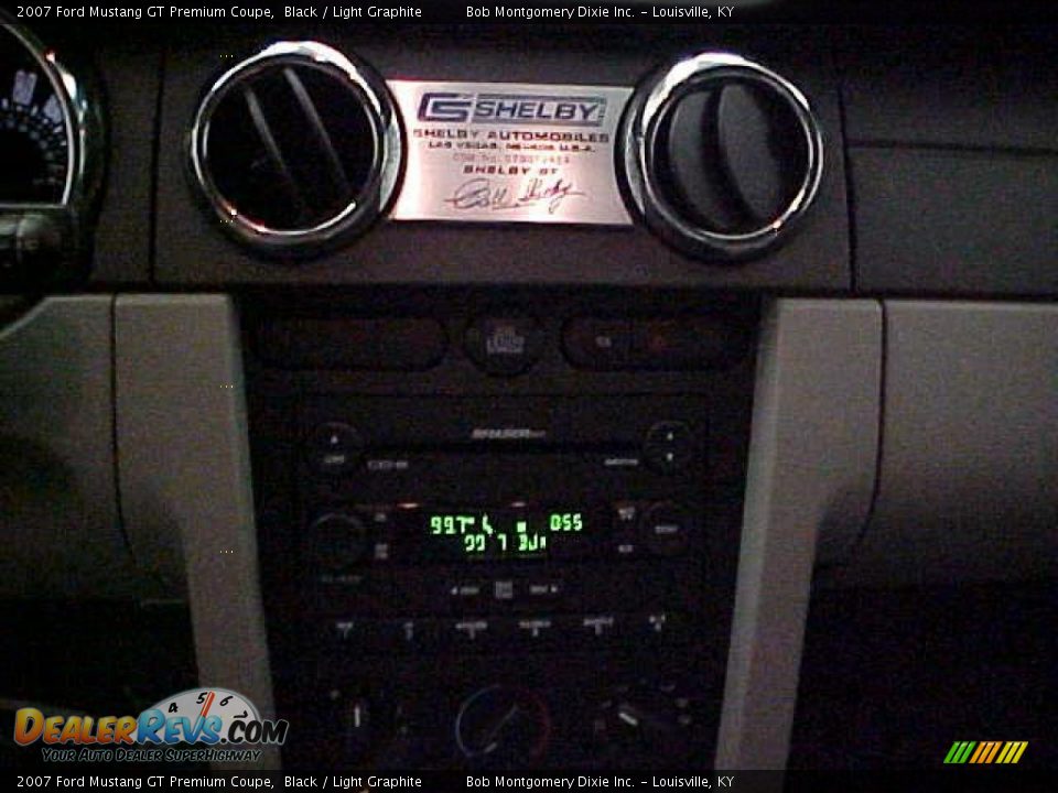 2007 Ford Mustang GT Premium Coupe Black / Light Graphite Photo #14