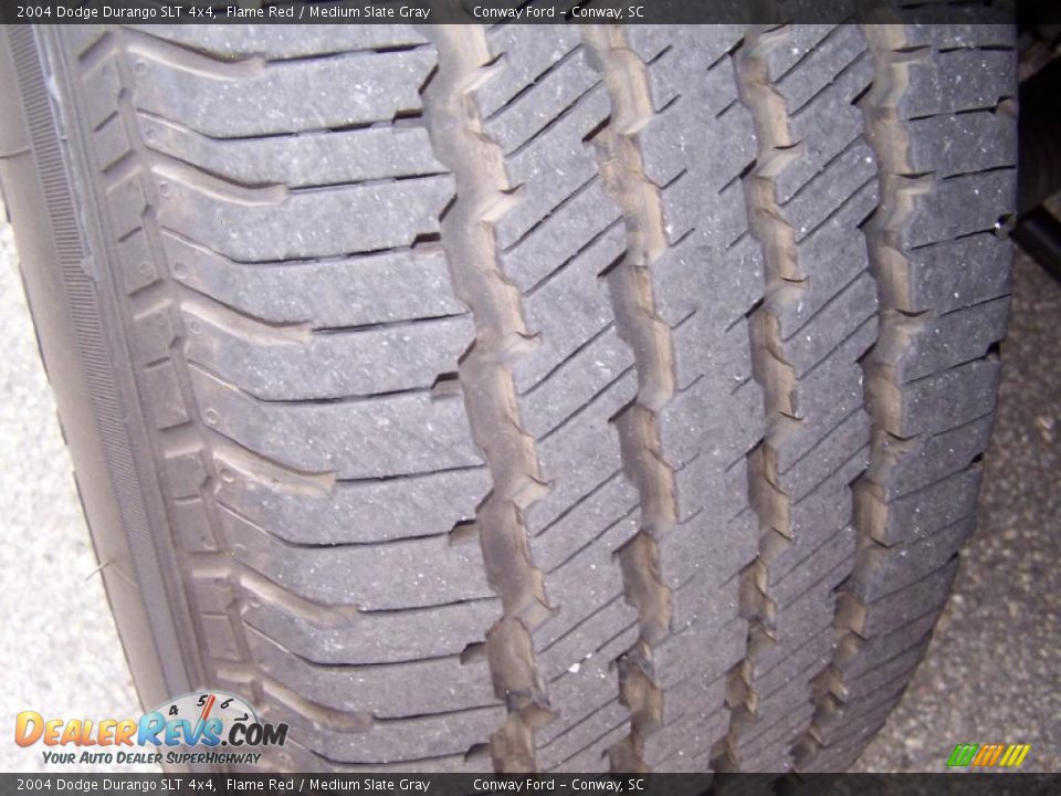 2004 Dodge Durango SLT 4x4 Flame Red / Medium Slate Gray Photo #10