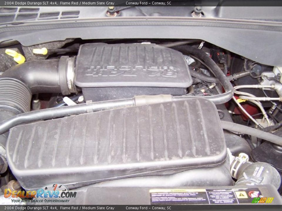 2004 Dodge Durango SLT 4x4 Flame Red / Medium Slate Gray Photo #11