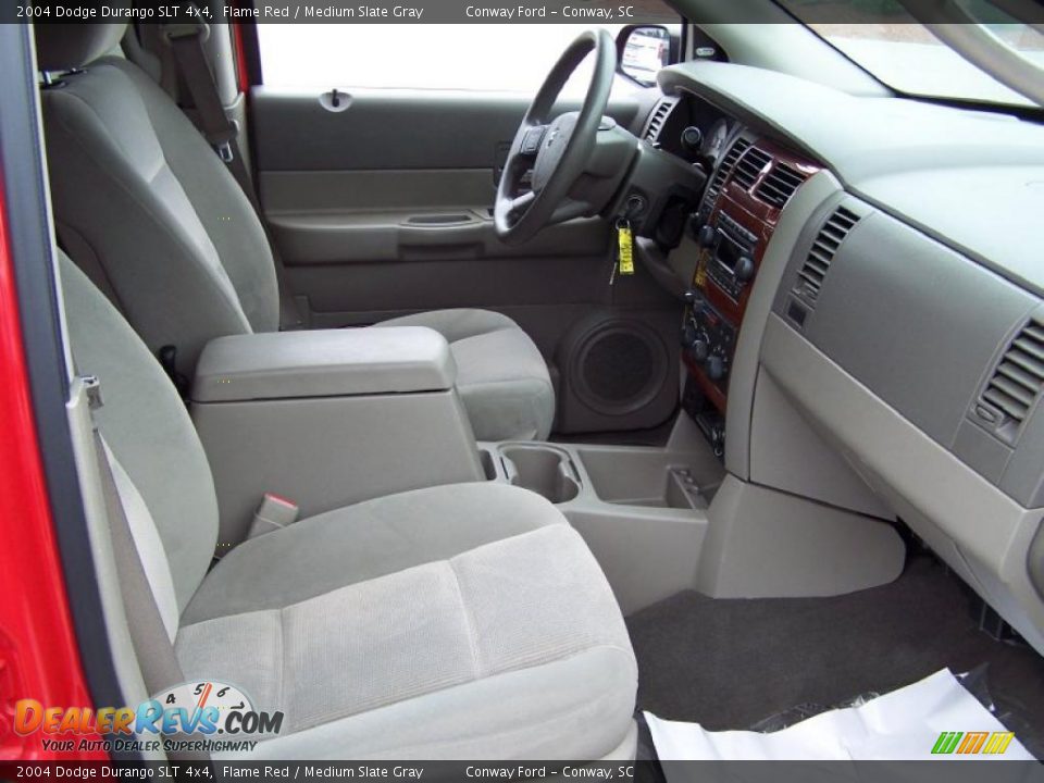 2004 Dodge Durango SLT 4x4 Flame Red / Medium Slate Gray Photo #16