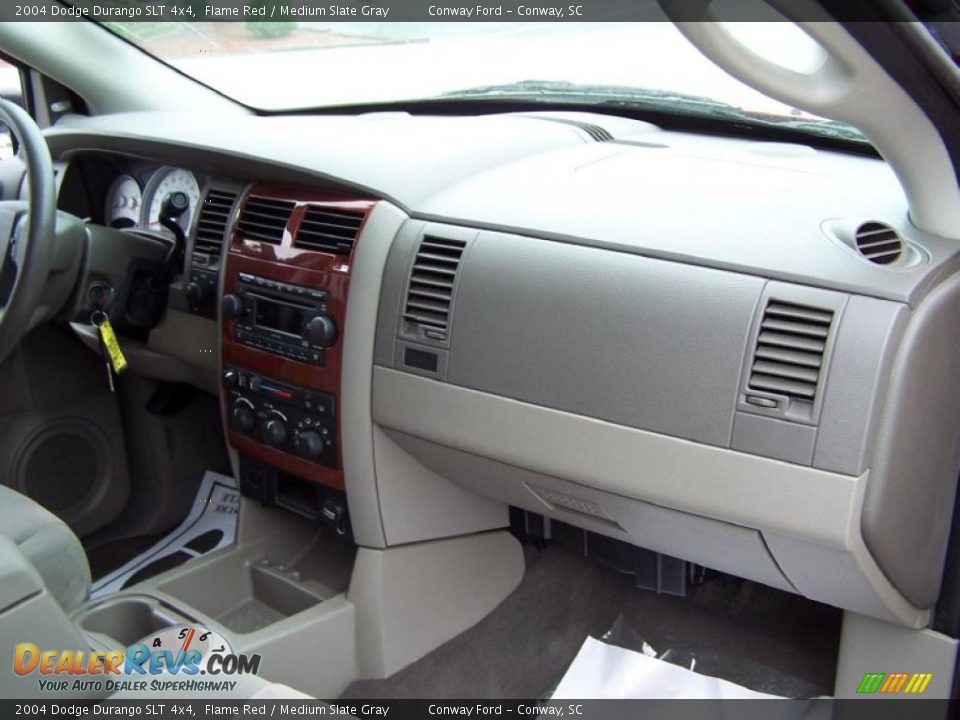 2004 Dodge Durango SLT 4x4 Flame Red / Medium Slate Gray Photo #17