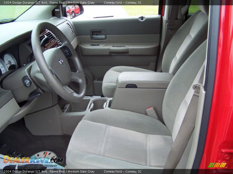 2004 Dodge Durango SLT 4x4 Flame Red / Medium Slate Gray Photo #20