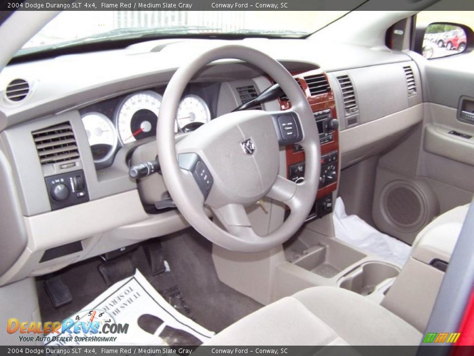 2004 Dodge Durango SLT 4x4 Flame Red / Medium Slate Gray Photo #21