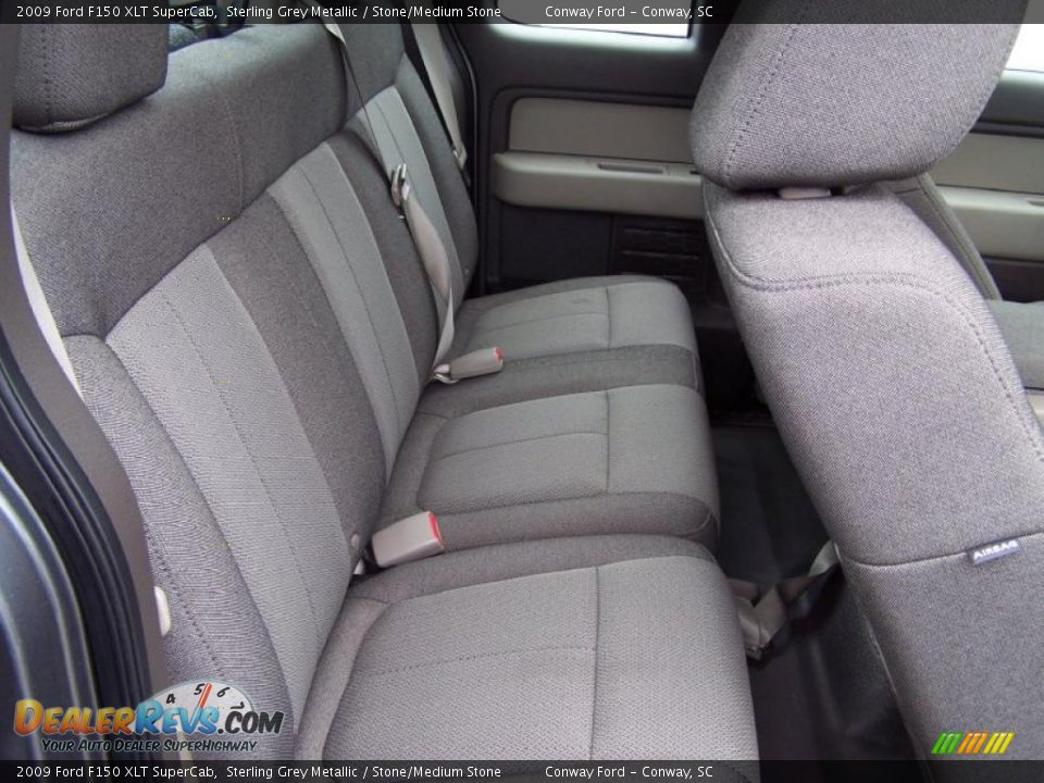 2009 Ford F150 XLT SuperCab Sterling Grey Metallic / Stone/Medium Stone Photo #15
