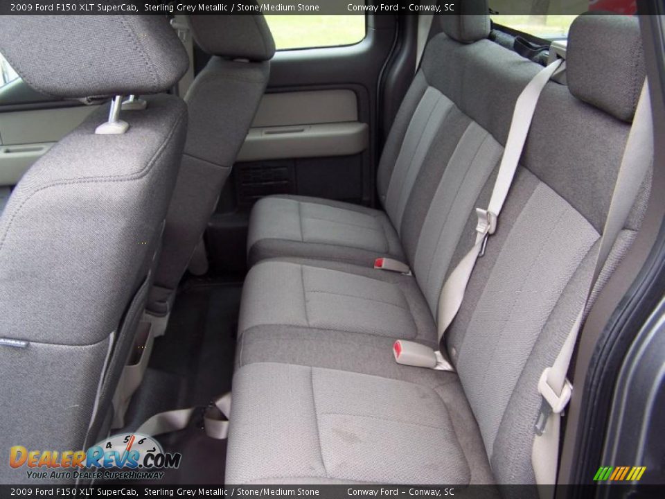 2009 Ford F150 XLT SuperCab Sterling Grey Metallic / Stone/Medium Stone Photo #19