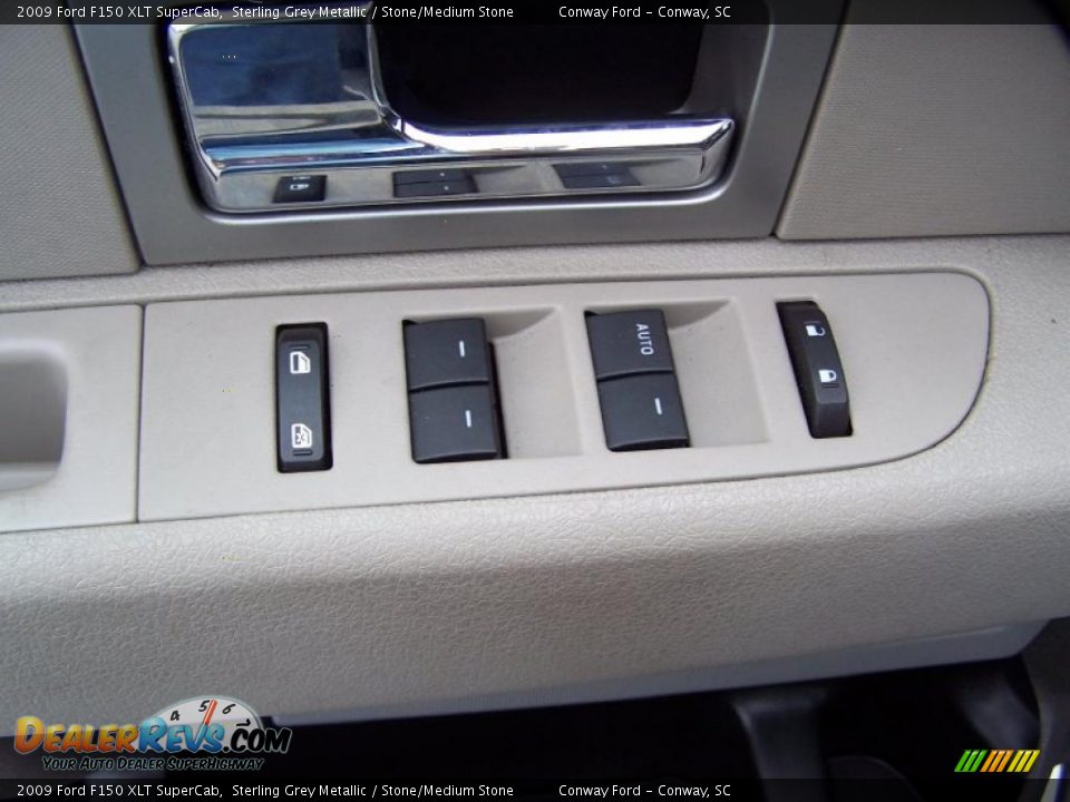 2009 Ford F150 XLT SuperCab Sterling Grey Metallic / Stone/Medium Stone Photo #22