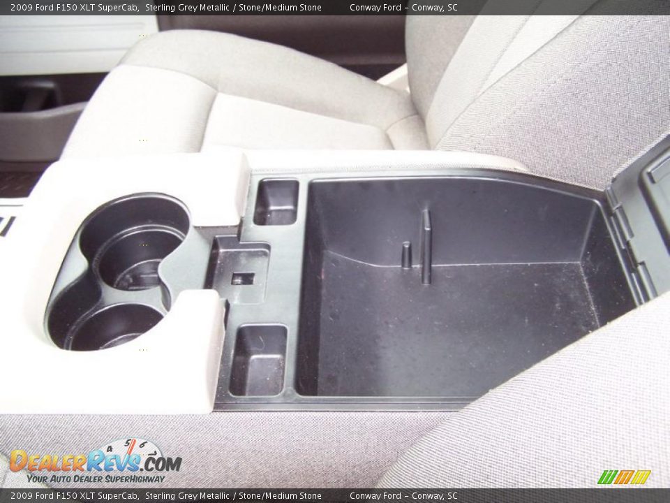 2009 Ford F150 XLT SuperCab Sterling Grey Metallic / Stone/Medium Stone Photo #23