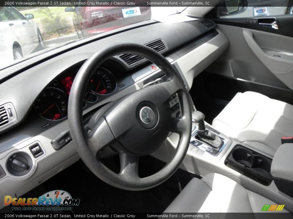 2006 Volkswagen Passat 2.0T Sedan United Grey Metallic / Classic Grey Photo #3