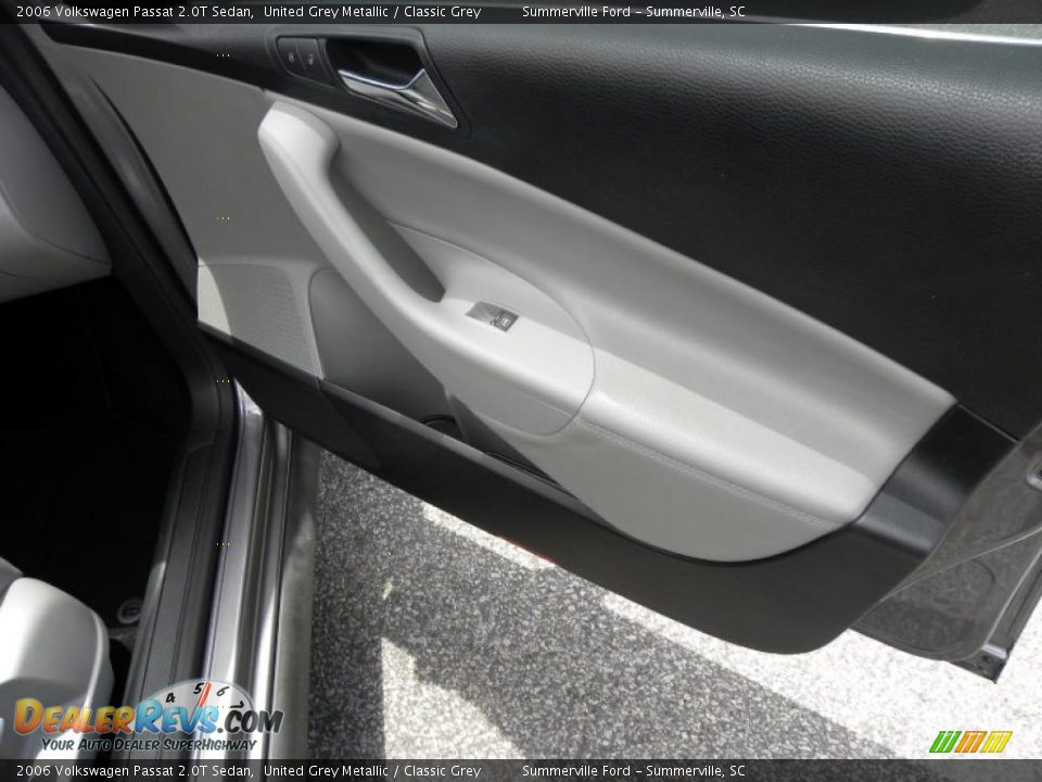 2006 Volkswagen Passat 2.0T Sedan United Grey Metallic / Classic Grey Photo #10