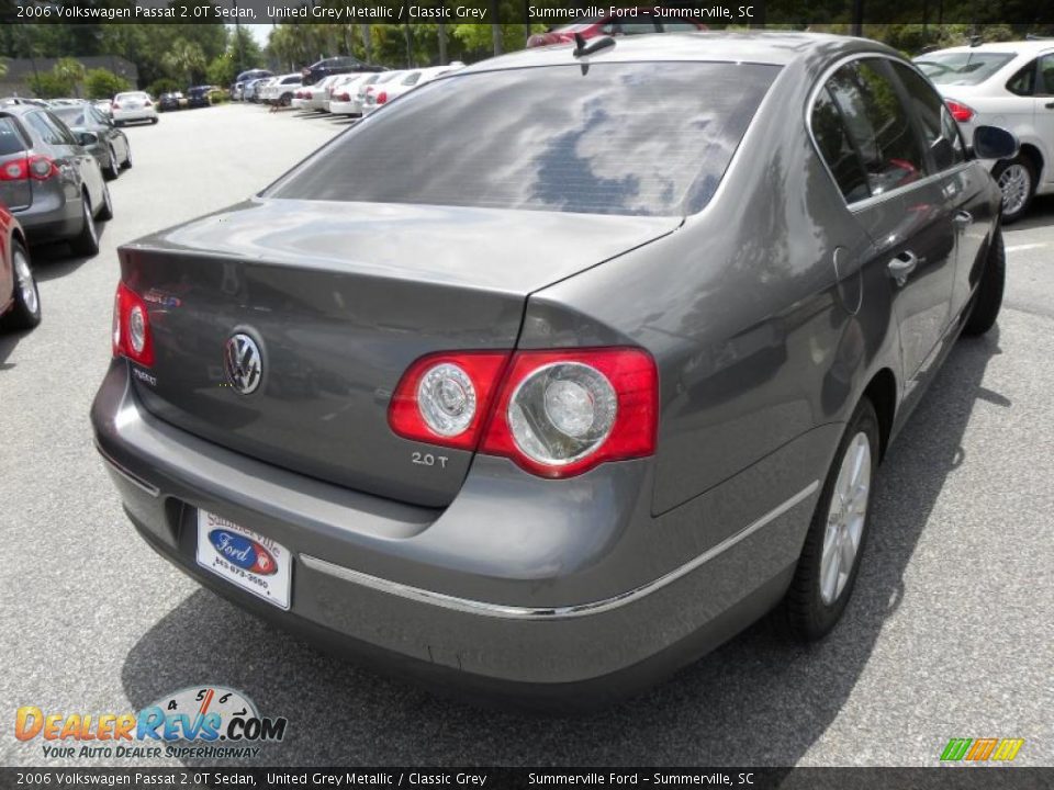 2006 Volkswagen Passat 2.0T Sedan United Grey Metallic / Classic Grey Photo #14