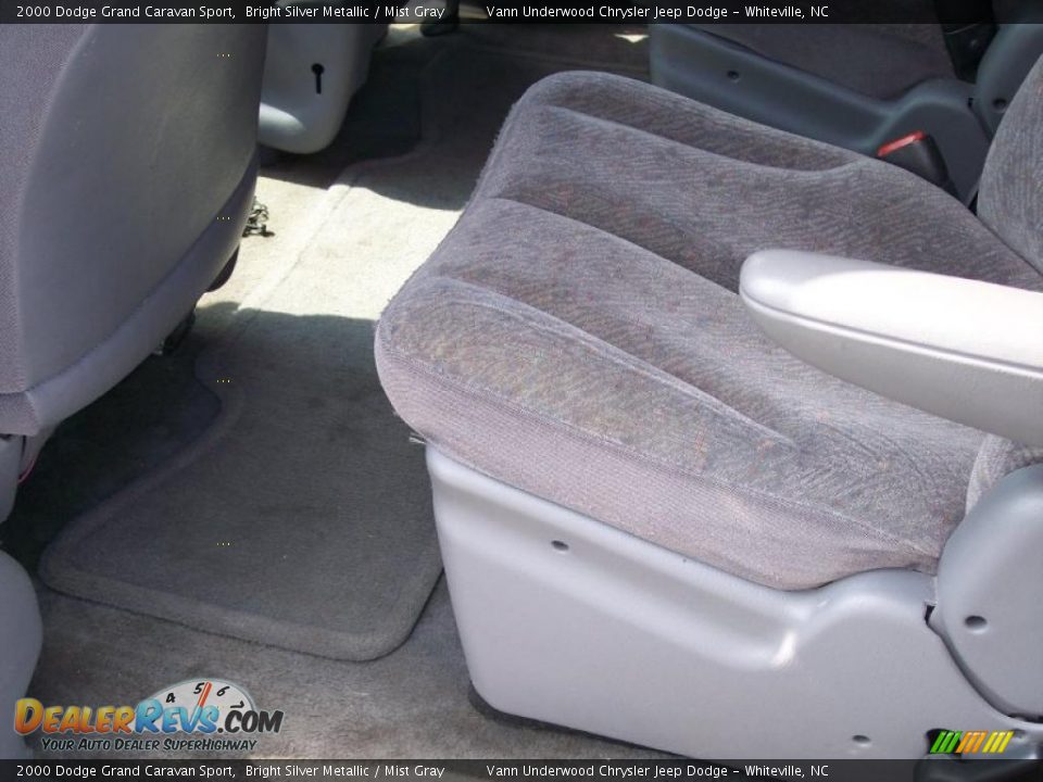 2000 Dodge Grand Caravan Sport Bright Silver Metallic / Mist Gray Photo #8