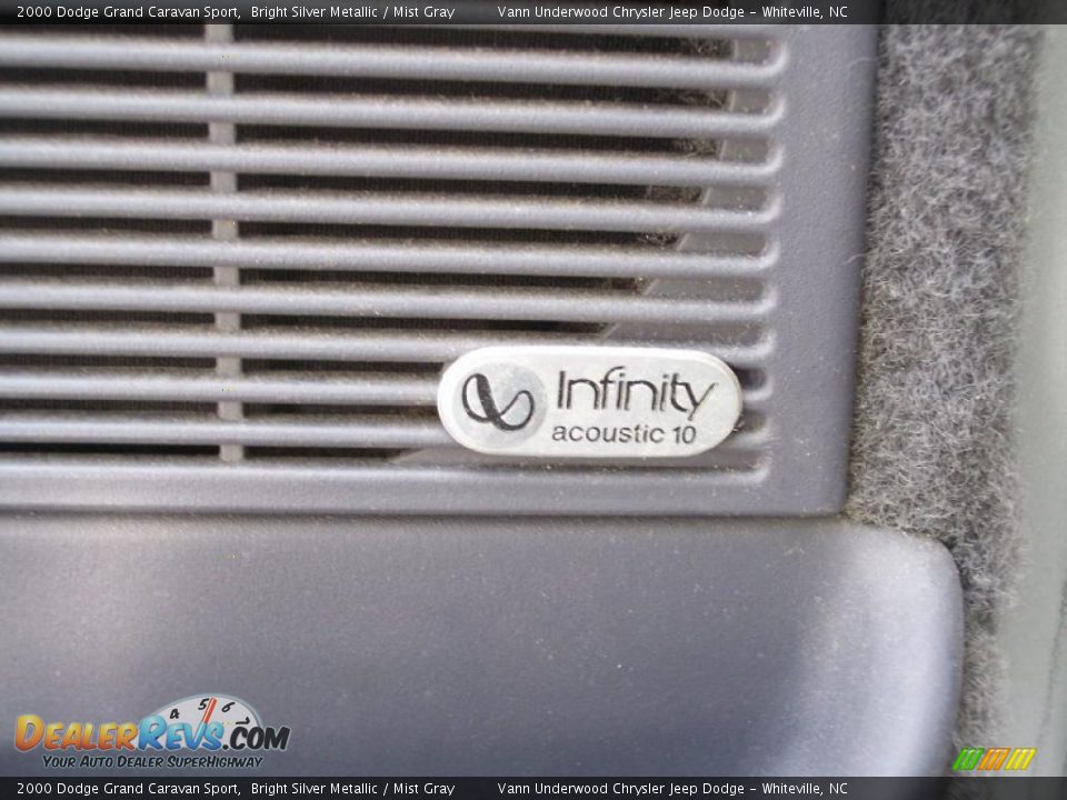 2000 Dodge Grand Caravan Sport Bright Silver Metallic / Mist Gray Photo #14
