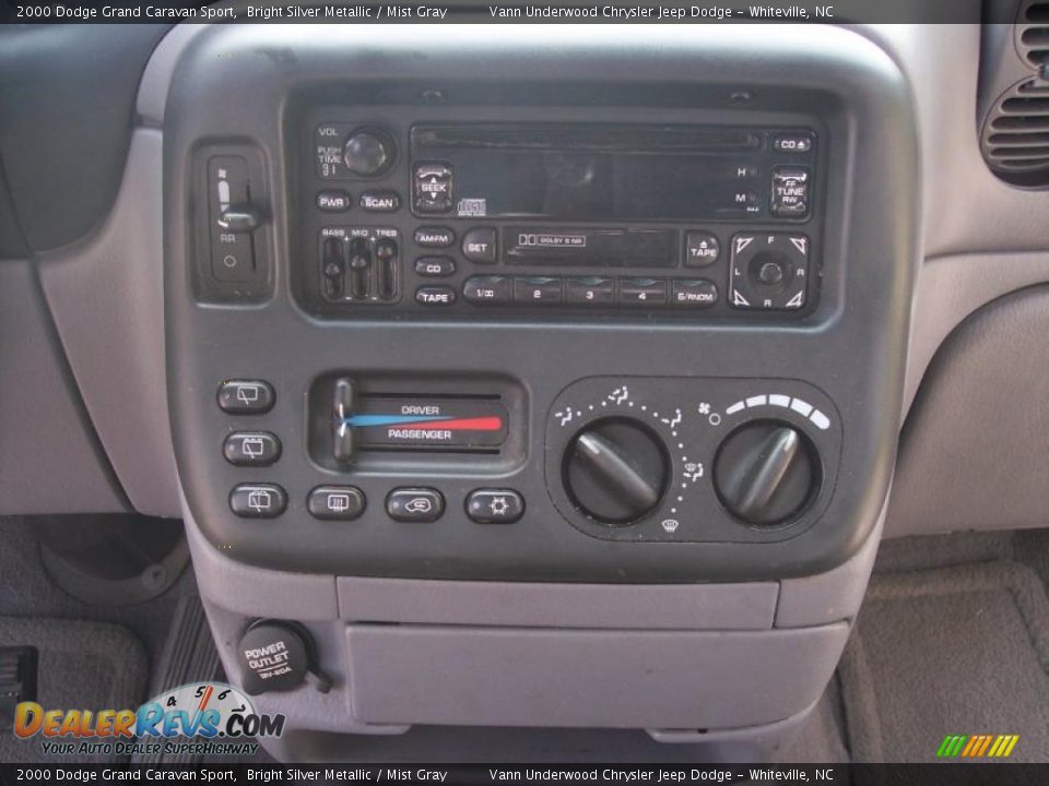 2000 Dodge Grand Caravan Sport Bright Silver Metallic / Mist Gray Photo #20