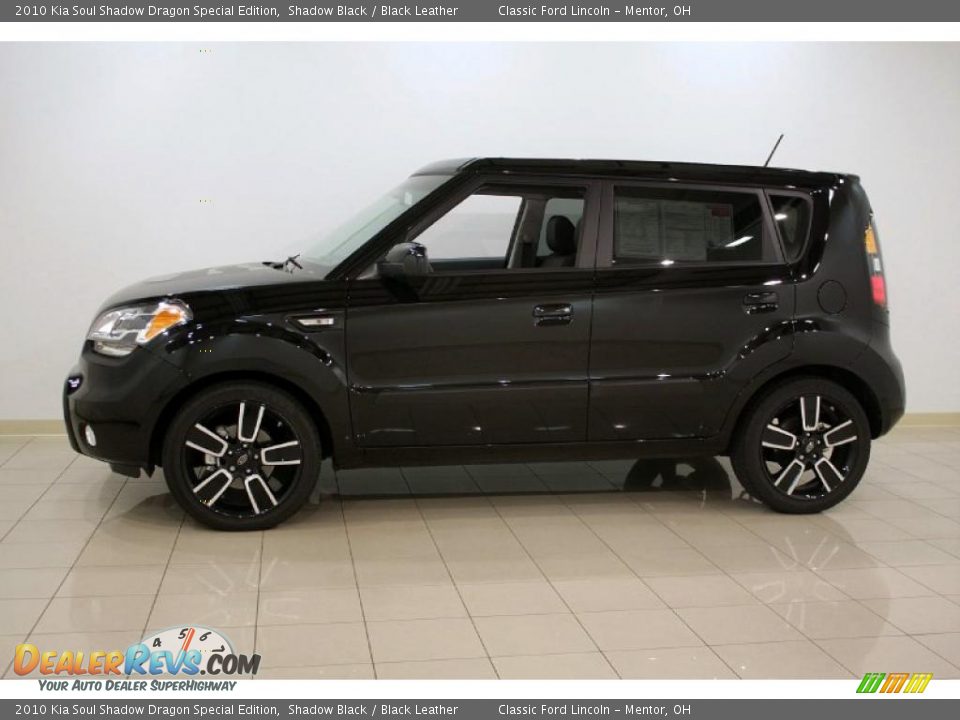 2010 Kia Soul Shadow Dragon Special Edition Shadow Black / Black Leather Photo #4