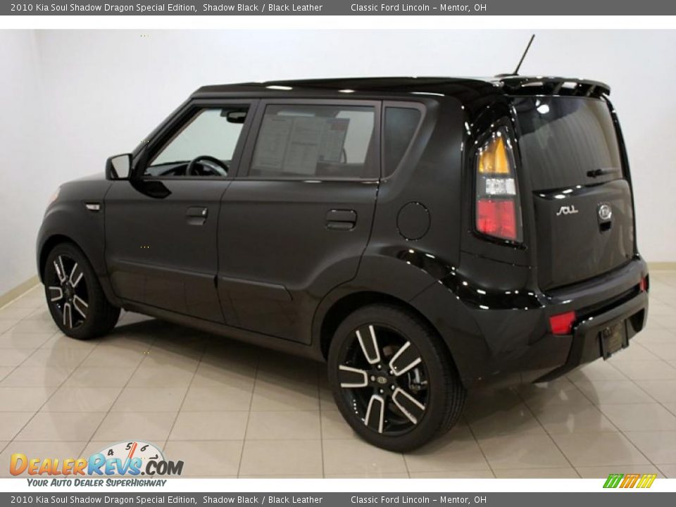 2010 Kia Soul Shadow Dragon Special Edition Shadow Black / Black Leather Photo #5