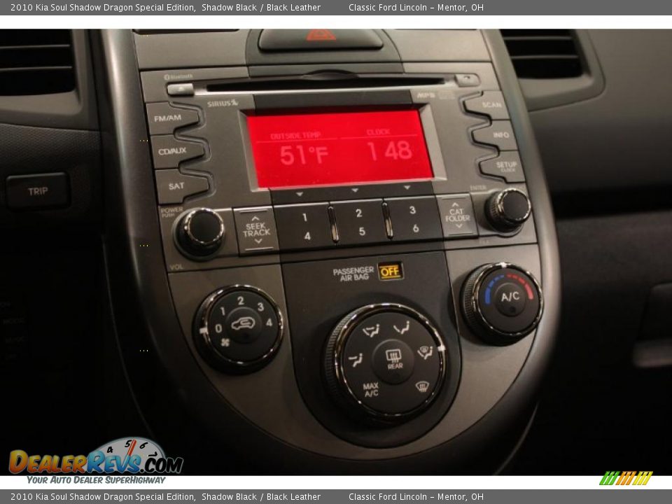 2010 Kia Soul Shadow Dragon Special Edition Shadow Black / Black Leather Photo #19