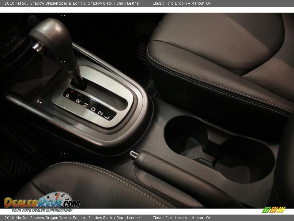 2010 Kia Soul Shadow Dragon Special Edition Shadow Black / Black Leather Photo #20