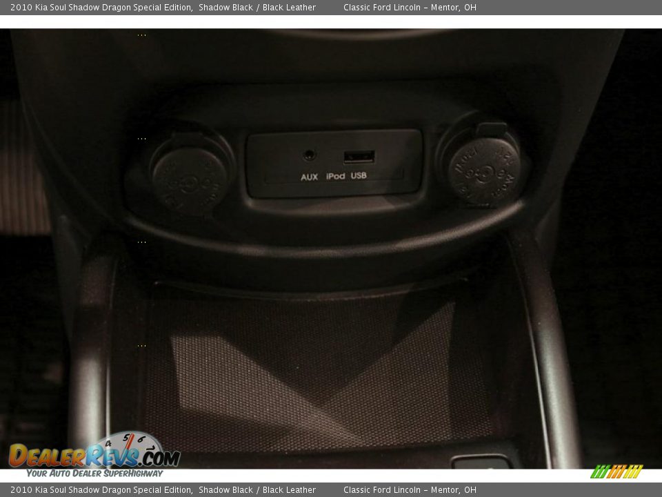 2010 Kia Soul Shadow Dragon Special Edition Shadow Black / Black Leather Photo #22