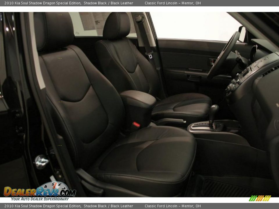 2010 Kia Soul Shadow Dragon Special Edition Shadow Black / Black Leather Photo #23