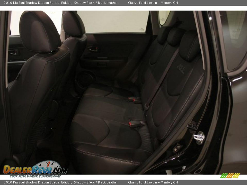 2010 Kia Soul Shadow Dragon Special Edition Shadow Black / Black Leather Photo #25