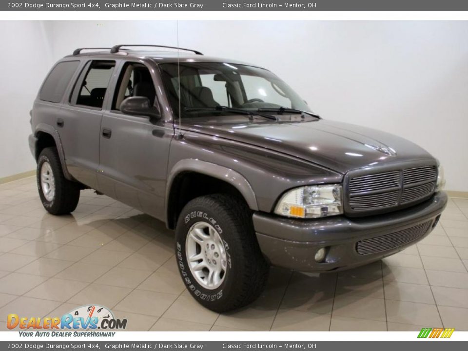 2002 Dodge Durango Sport 4x4 Graphite Metallic / Dark Slate Gray Photo #1