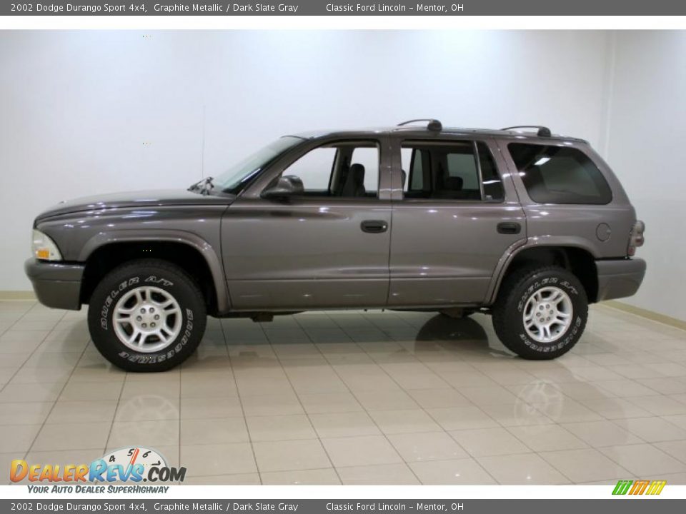 2002 Dodge Durango Sport 4x4 Graphite Metallic / Dark Slate Gray Photo #4