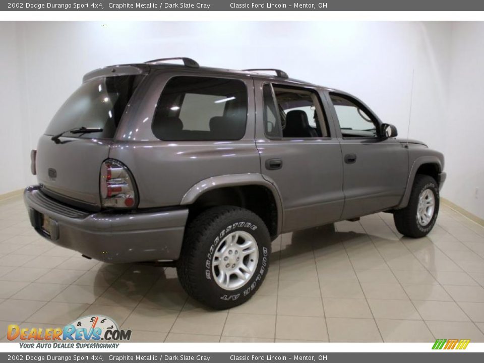 2002 Dodge Durango Sport 4x4 Graphite Metallic / Dark Slate Gray Photo #6