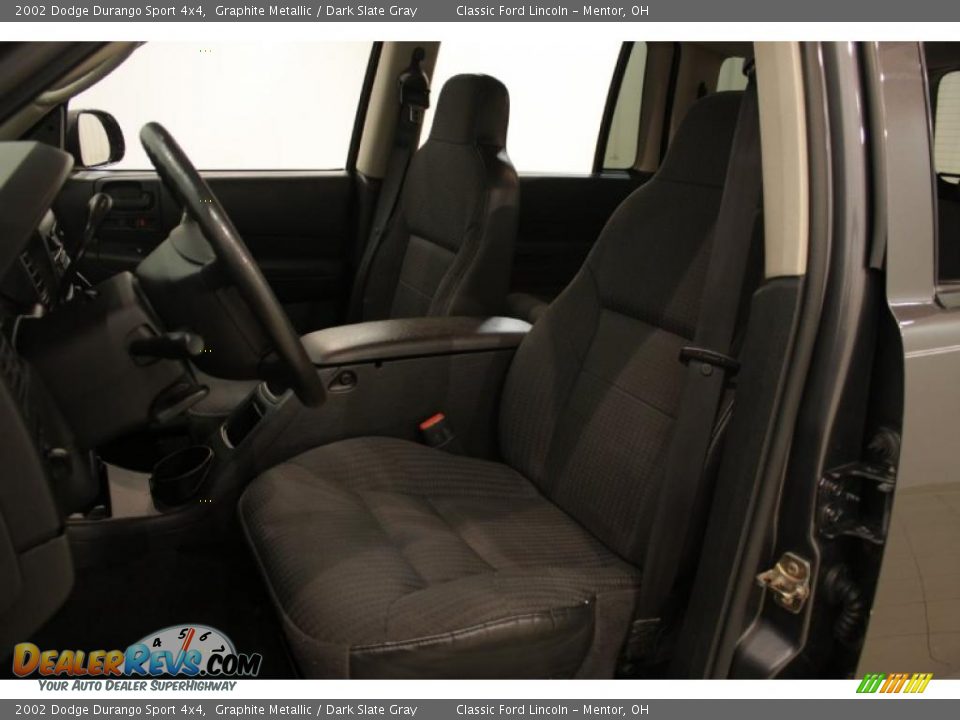 2002 Dodge Durango Sport 4x4 Graphite Metallic / Dark Slate Gray Photo #8
