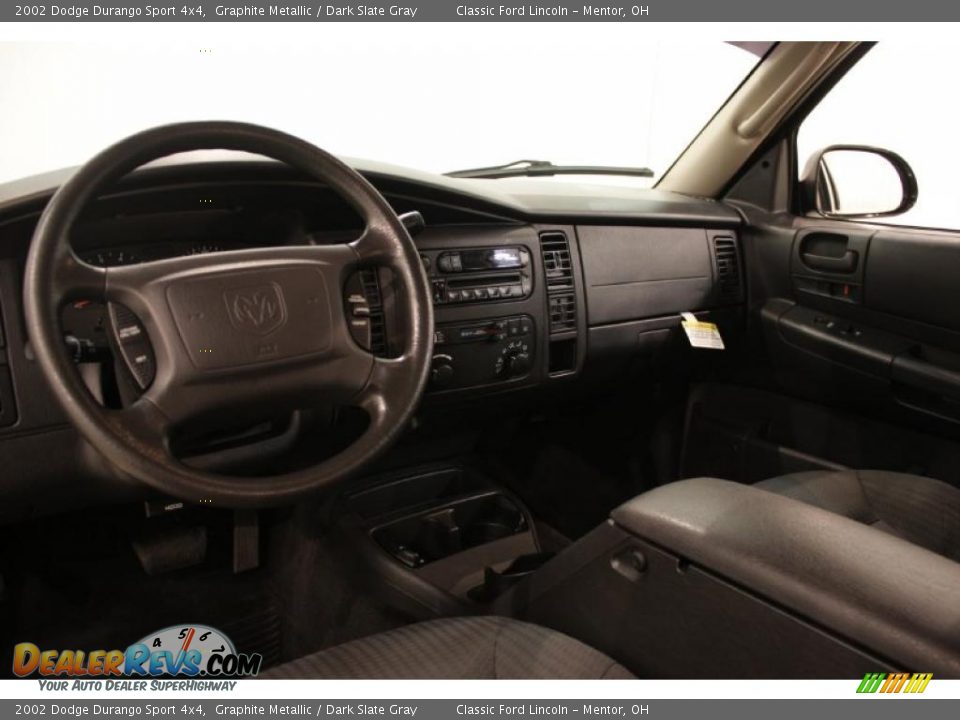 2002 Dodge Durango Sport 4x4 Graphite Metallic / Dark Slate Gray Photo #9