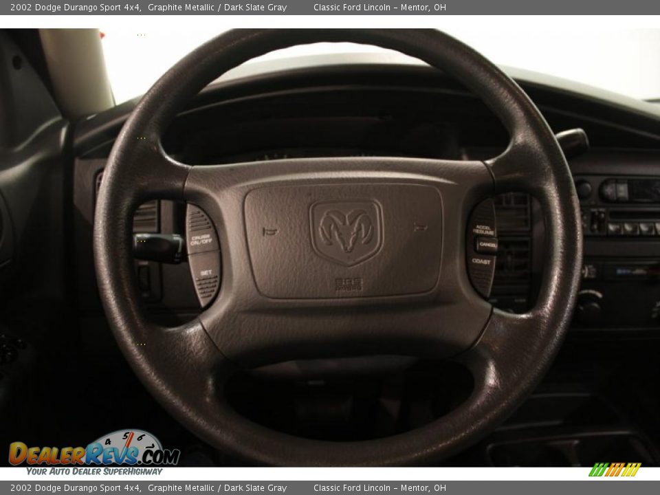 2002 Dodge Durango Sport 4x4 Graphite Metallic / Dark Slate Gray Photo #10