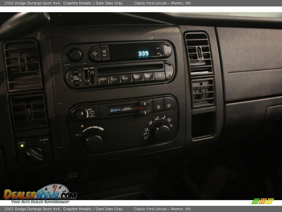 2002 Dodge Durango Sport 4x4 Graphite Metallic / Dark Slate Gray Photo #12